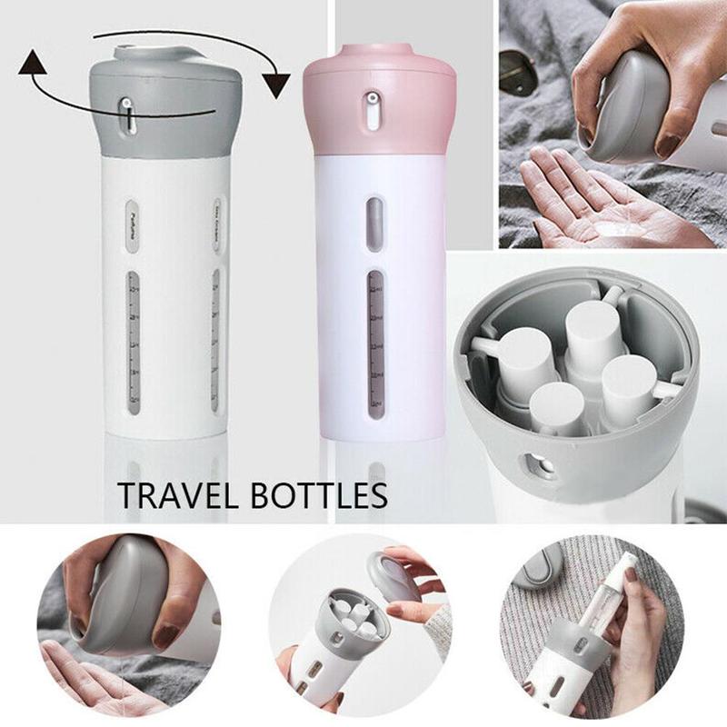 Portable 4 In 1 Lotion Dispenser Bottle Travel