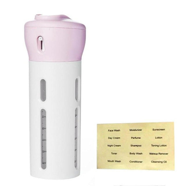 Portable 4 In 1 Lotion Dispenser Bottle Travel