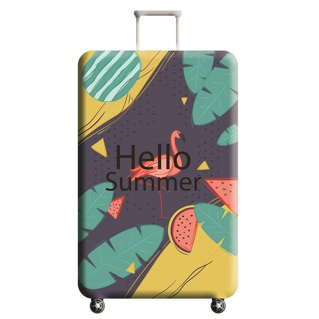 JULY'S SONG Flamingo Luggage Protective Cover For 18-32 inch