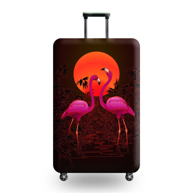 JULY'S SONG Flamingo Luggage Protective Cover For 18-32 inch